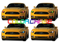 Ford Mustang ColorChase LED Halo Headlight Kit 2015-2017