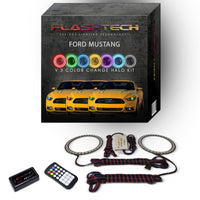 Ford Mustang V.3 Fusion Color Change LED Halo Headlight Kit 2015-2017