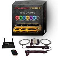 Ford Mustang V.3 Fusion Color Change LED Halo Headlight Kit 2015-2017