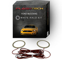 Ford Mustang White LED Halo Headlight Kit 2015-2017