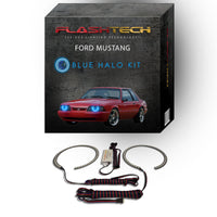 Ford Mustang V.3 Fusion Color Change LED Halo Headlight Kit 1987-1993