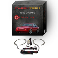 Ford Mustang V.3 Fusion Color Change LED Halo Headlight Kit 1987-1993