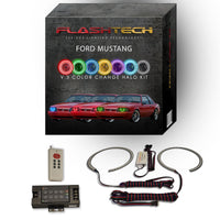Ford Mustang V.3 Fusion Color Change LED Halo Headlight Kit 1987-1993