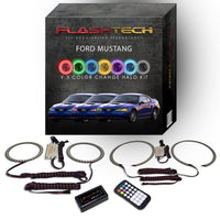 Ford Mustang V.3 Fusion Color Change LED Halo Headlight Kit 1999-2004