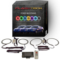 Ford Mustang V.3 Fusion Color Change LED Halo Headlight Kit 1999-2004
