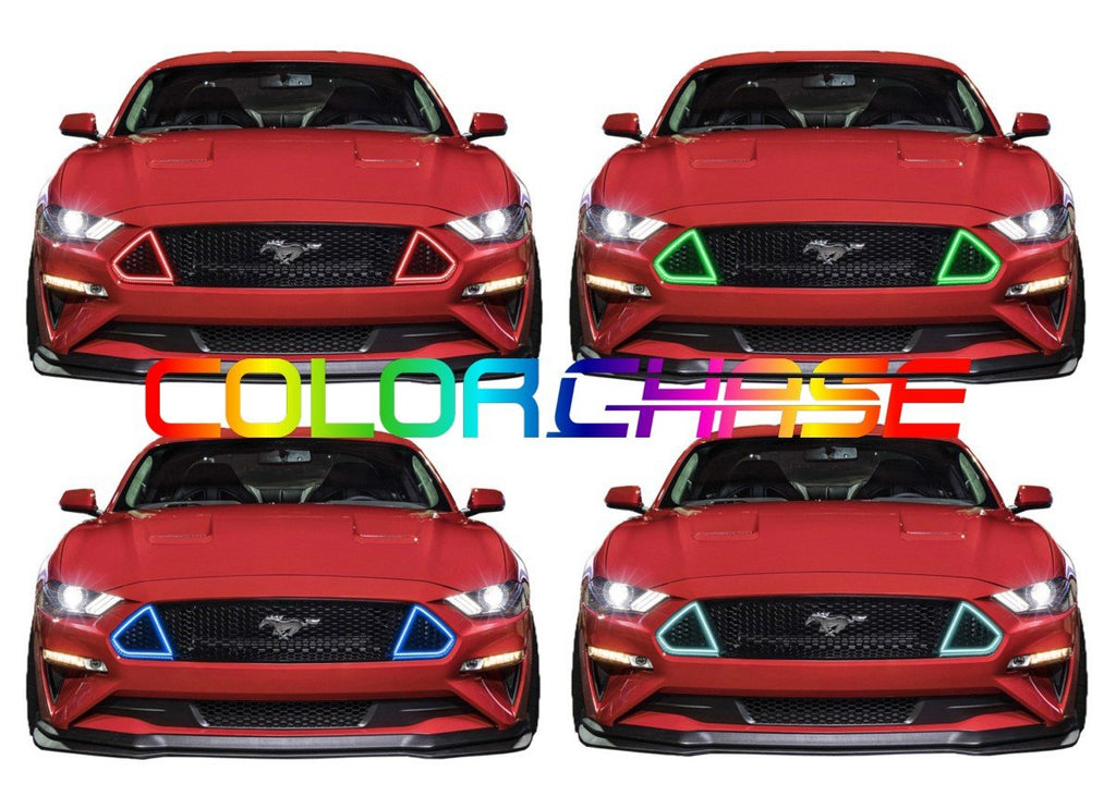 Ford Mustang GT ColorFuse DRL Color Change grille LED Light RTR kit (2018 +)