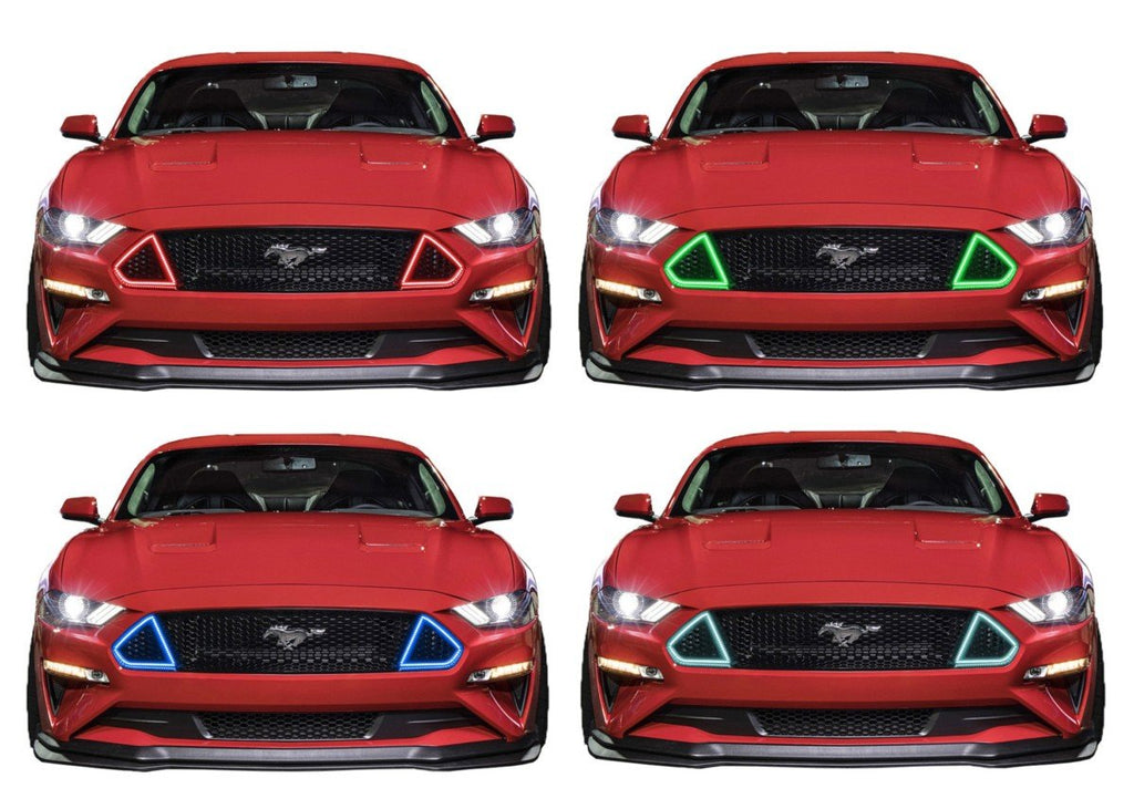 Ford Mustang GT ColorFuse DRL Color Change grille LED Light RTR kit (2018 +)
