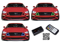 Ford Mustang GT ColorFuse DRL Color Change grille LED Light RTR kit (2018 +)