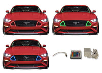 Ford Mustang GT ColorFuse DRL Color Change grille LED Light RTR kit (2018 +)