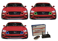 Ford Mustang GT ColorFuse DRL Color Change grille LED Light RTR kit (2018 +)
