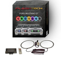 Ford Mustang GT V.3 Fusion Color Change LED Halo Fog Light Kit 2005-2009