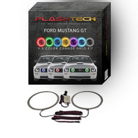 Ford Mustang GT V.3 Fusion Color Change LED Halo Fog Light Kit 2005-2009
