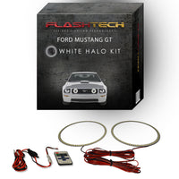 Ford Mustang GT White LED Halo Fog Light Kit 2005-2009