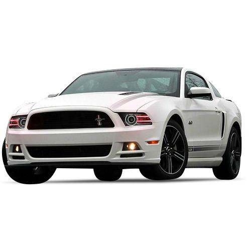 Ford Mustang Projector V.3 Fusion Color Change LED DRL Headlight Kit 2013-2014