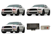 Ford Mustang Projector V.3 Fusion Color Change LED Halo Headlight Kit 2010-2014