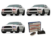 Ford Mustang Projector V.3 Fusion Color Change LED Halo Headlight Kit 2010-2014