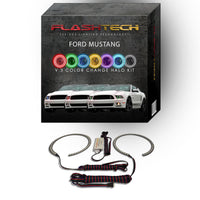 Ford Mustang Projector V.3 Fusion Color Change LED Halo Headlight Kit 2010-2014