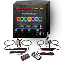 Ford Ranger V.3 Fusion Color Change LED Halo Headlight Kit 2001-2011