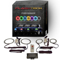 Ford Ranger V.3 Fusion Color Change LED Halo Headlight Kit 2001-2011