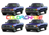 Ford Ranger ColorChase LED Halo Headlight Kit 1993-1997