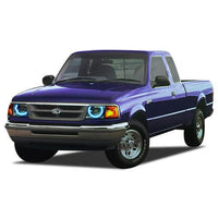 Ford Ranger ColorChase LED Halo Headlight Kit 1993-1997