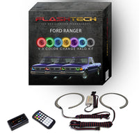 Ford Ranger V.3 Fusion Color Change LED Halo Headlight Kit 1993-1997