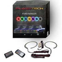 Ford Ranger V.3 Fusion Color Change LED Halo Headlight Kit 1993-1997