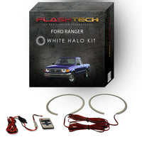Ford Ranger White LED Halo Headlight Kit 1993-1997
