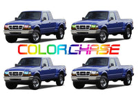 Ford Ranger ColorChase LED Halo Headlight Kit 1998-2000