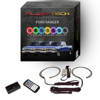 Ford Ranger V.3 Fusion Color Change LED Halo Headlight Kit 1998-2000