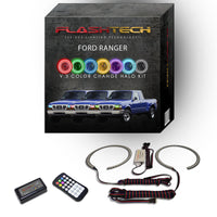 Ford Ranger V.3 Fusion Color Change LED Halo Headlight Kit 1998-2000