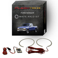 Ford Ranger White LED Halo Headlight Kit 1998-2000