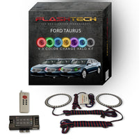 Ford Taurus V.3 Fusion Color Change LED Halo Headlight Kit 2010-2012