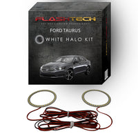 Ford Taurus White LED Halo Headlight Kit 2013-2016