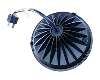 7030 7" Round Headlight Assembly - White DRL