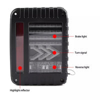 Jeep Wrangler JK LED Tailight Assembly - DS98B