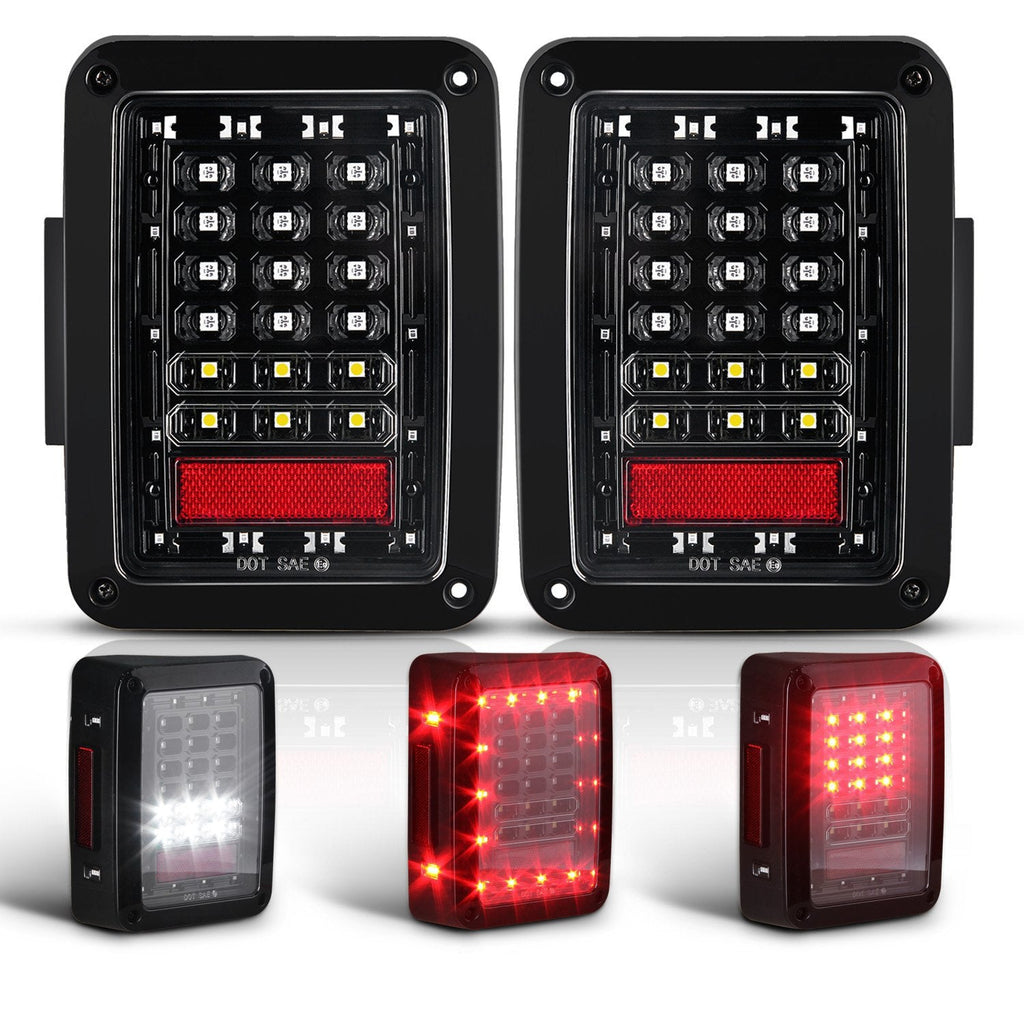 Jeep Wrangler JK LED Tailight Assembly - DS98G