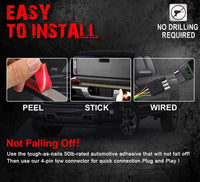 TRIPLE STACK LED Tailgate Light Bar with Sequential Amber Turn Signals