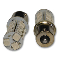 LED Exterior SMD Bulbs - 18 LED - Amber - 1156