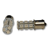 LED Exterior SMD Bulbs - 18 LED - Amber - 1156