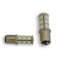 LED Exterior SMD Bulbs - 18 LED - Amber - 1157