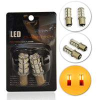 LED Exterior SMD Bulbs - 18 LED - Amber - 1157