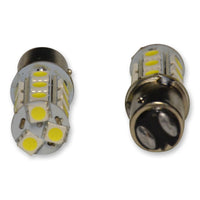 LED Exterior SMD Bulbs - 18 LED - White & Amber - 1157 - Switchback