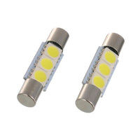 LED Interior SMD Bulbs - 3 LED - White - 29mm