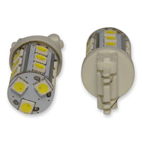 LED Exterior SMD Bulbs - 18 LED - White & Amber - 3157 - Switchback