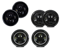 7020 7" Round Headlight Assembly