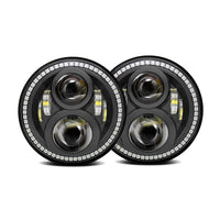 7045 7" Round Headlight Assembly