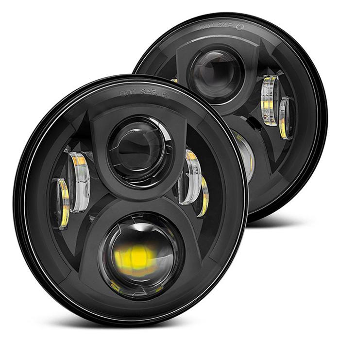 7045 7" Round Headlight Assembly