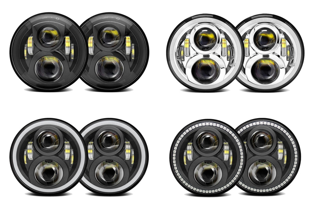 LED Headlight Assemblies