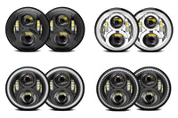 7045 7" Round Headlight Assembly